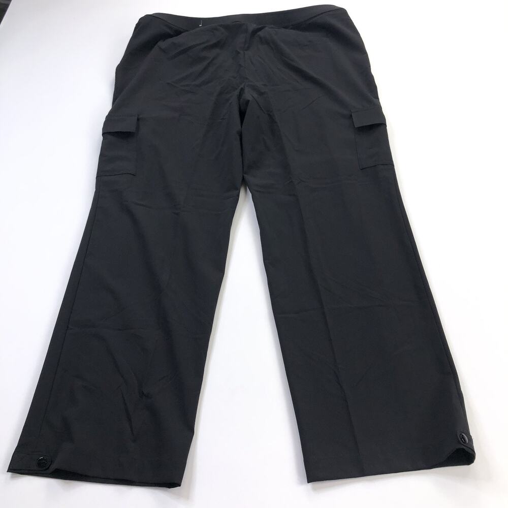Zenergy By Chico's 3 (Fit 38W 30L) Lightweight Travel High Rise Pants Black MINT